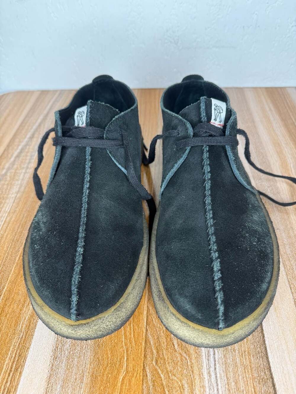 Clarks Originals Desert Trek Black Suede Shoes